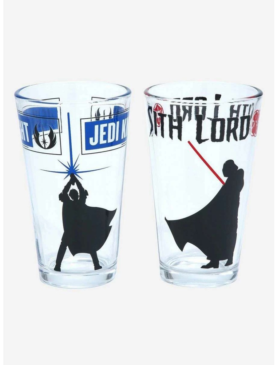 Tees * | Tees Star Wars Jedi & Sith Pint Glass Set