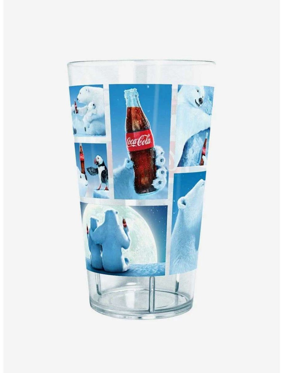 Drinkware * | Drinkware Coke Coca-Cola Bear Ads Tritan Cup