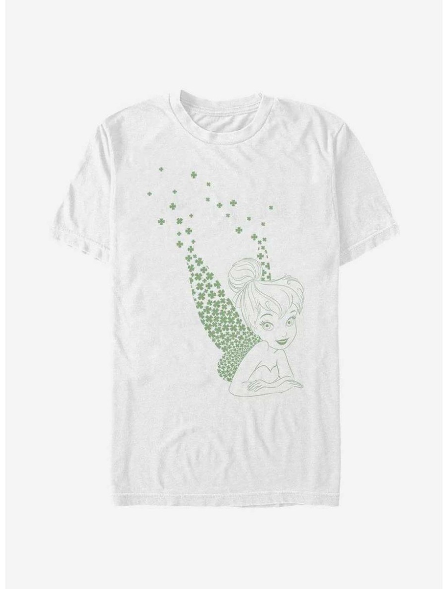 Tees * | Tees Disney Tinker Bell Tink Clovers T-Shirt