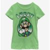 Tees * | Tees Nintendo Super Mario Lucky Luigi Youth Girls T-Shirt