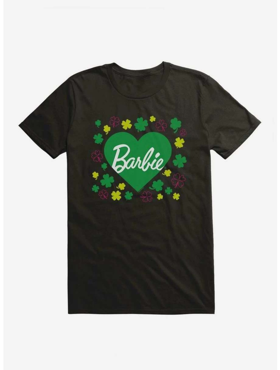 Tees * | Tees Barbie St. Patrick'S Day Shamrock Love T-Shirt