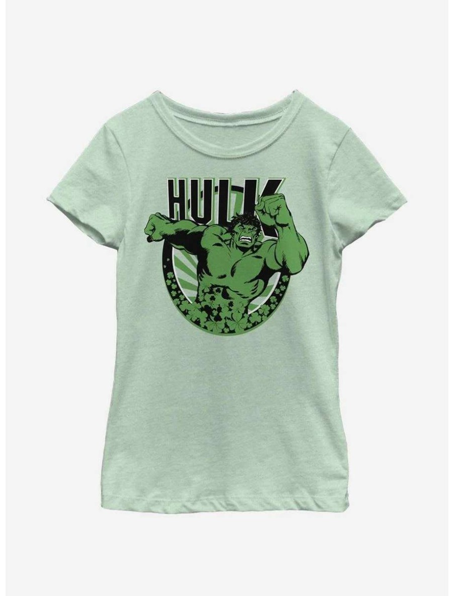 Tees * | Tees Marvel Hulk Luck Youth Girls T-Shirt