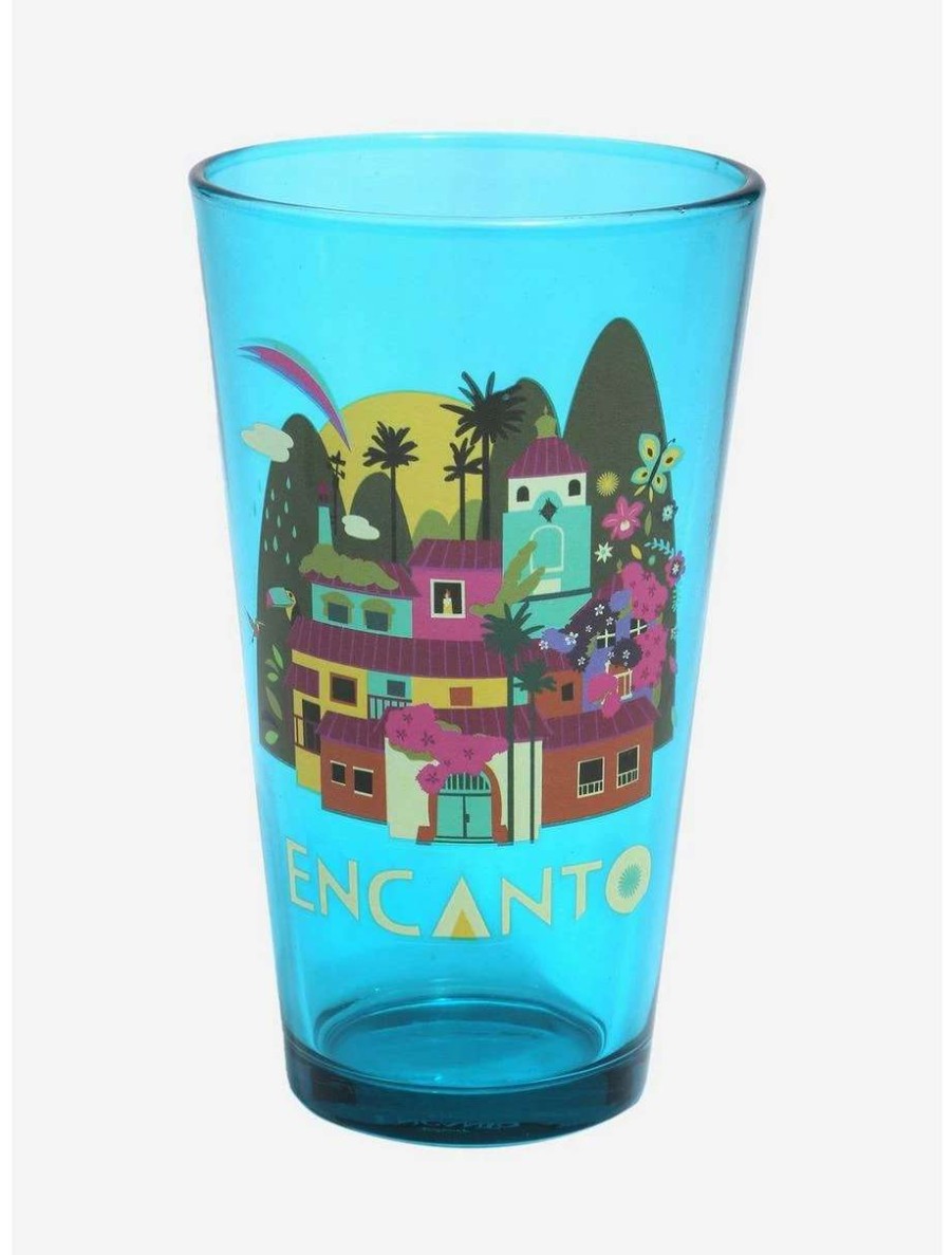 Drinkware * | Drinkware Disney Encanto Houses Pint Glass Boxlunch Exclusive