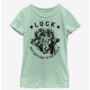 Tees * | Tees Marvel Avengers Avengers No Luck Just Skill Youth Girls T-Shirt