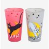 Drinkware * | Drinkware Sailor Moon Luna & Artemis Pint Glass Set