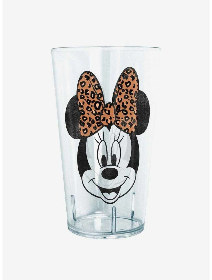 Drinkware * | Drinkware Disney Mickey Mouse Minnie Leopard Bow Tritan Cup