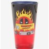 Drinkware * | Drinkware Marvel Deadpool Chimichanga Food Truck Pint Glass