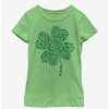 Tees * | Tees Disney Mickey Mouse Clover Fill Youth Girls T-Shirt