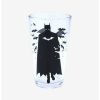 Drinkware * | Drinkware Dc Comics The Batman Silhouette & Logo Pint Glass Boxlunch Exclusive