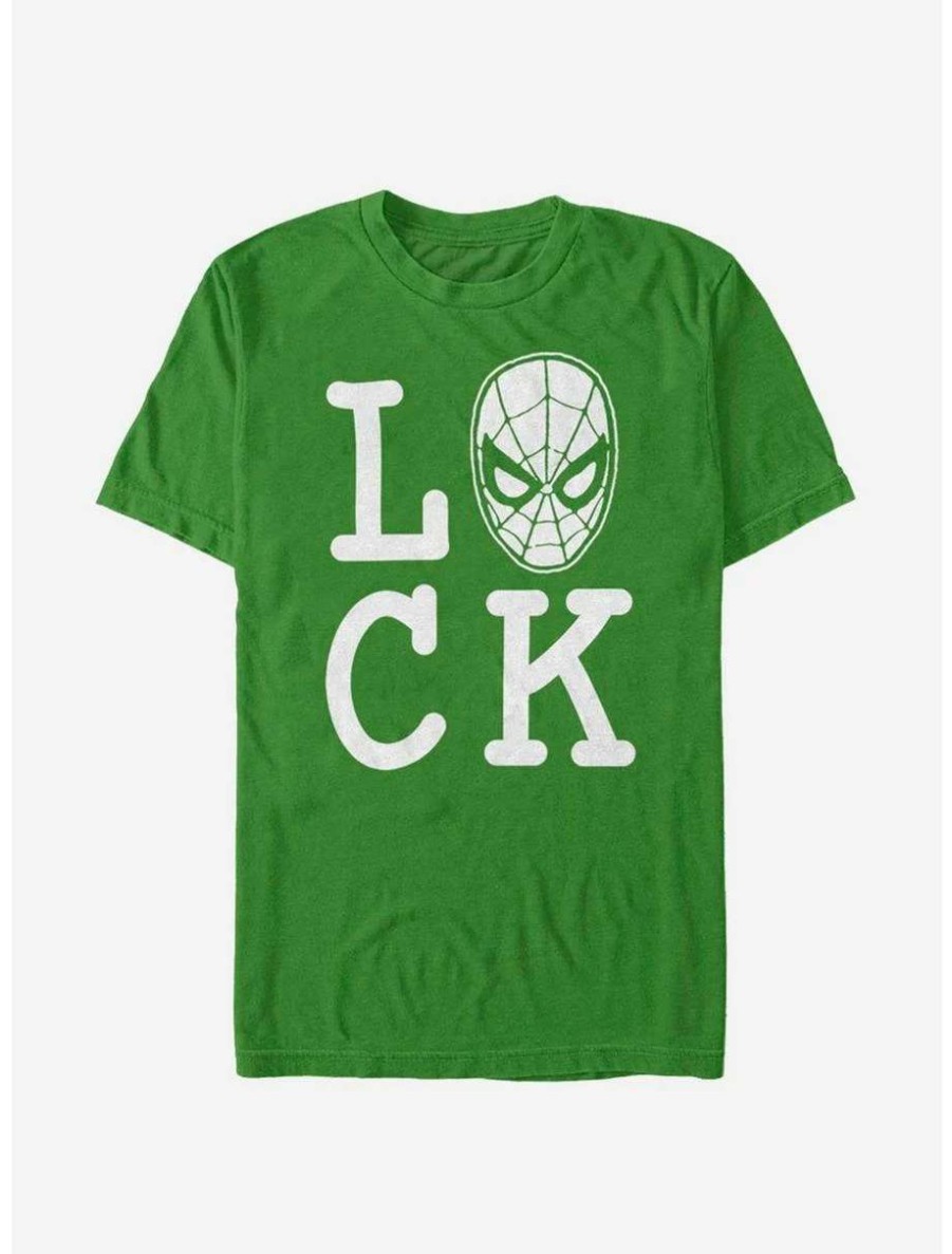 Tees * | Tees Marvel Spider-Man Spider Luck T-Shirt