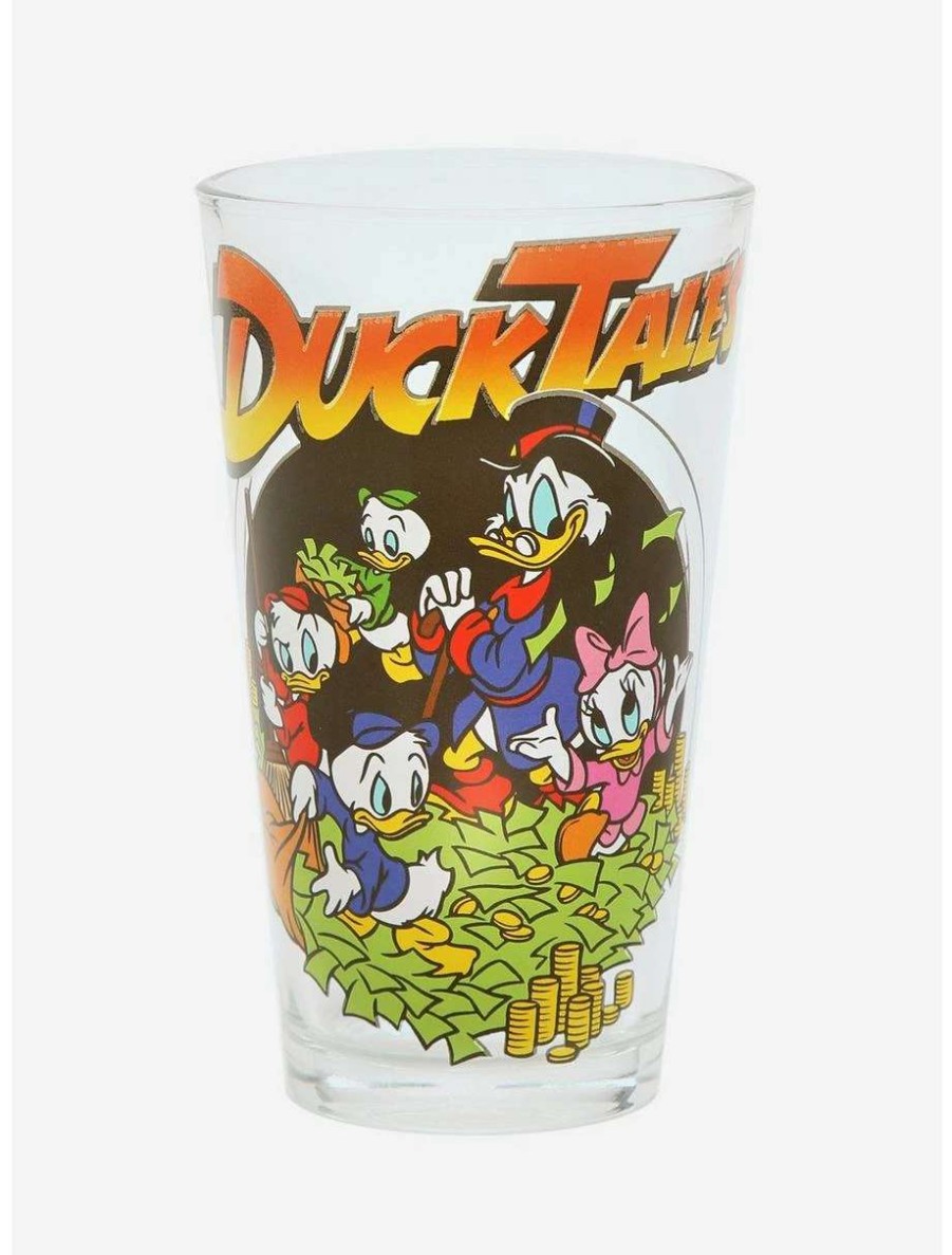 Drinkware * | Drinkware Ducktales Classic Character Portrait Pint Glass Boxlunch Exclusive