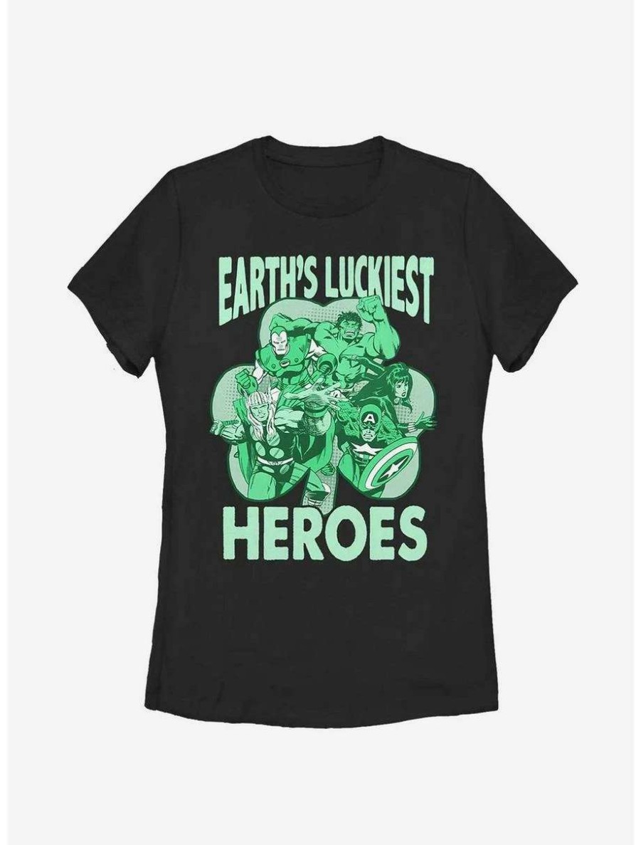 Tees * | Tees Marvel Luck Of The Hero Womens T-Shirt