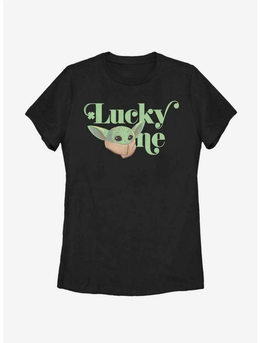 Tees * | Tees Star Wars The Mandalorian The Child Lucky One Womens T-Shirt