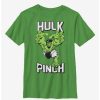 Tees * | Tees Marvel Hulk Pinch Youth T-Shirt