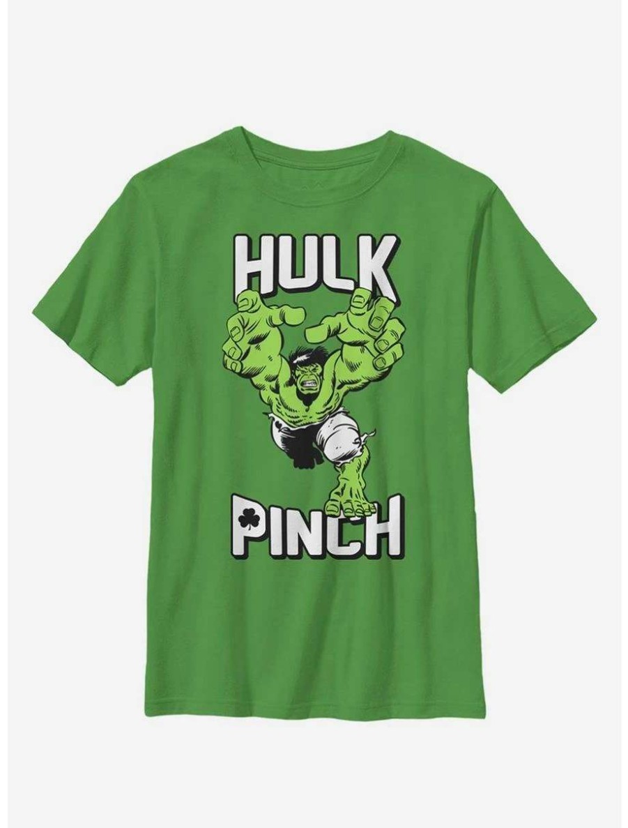 Tees * | Tees Marvel Hulk Pinch Youth T-Shirt