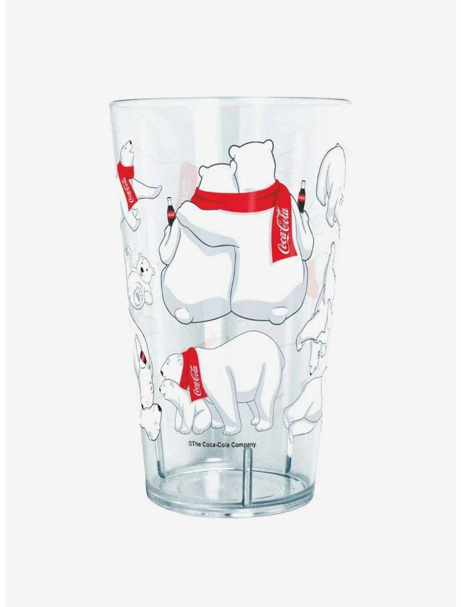 Drinkware * | Drinkware Coke Coca-Cola Friendly Polar Bears Tritan Cup