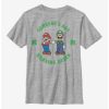 Tees * | Tees Nintendo Mario Luigi Wear Green Youth T-Shirt