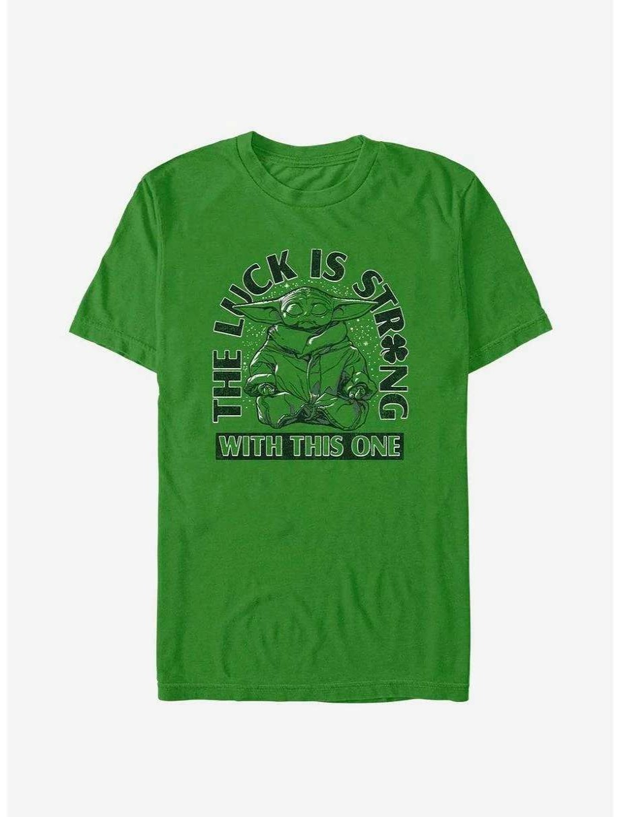 Tees * | Tees Star Wars The Mandalorian Luck Is Strong T-Shirt