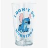 Drinkware * | Drinkware Disney Lilo & Stitch No Mornings Tritan Cup