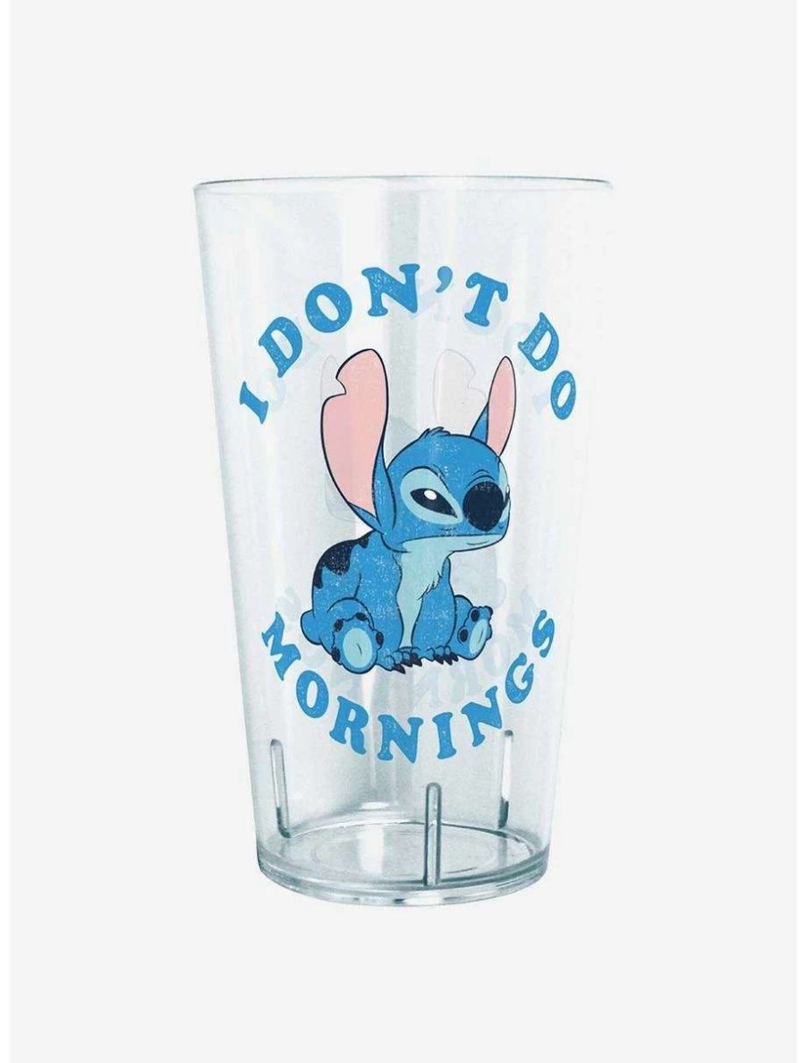 Drinkware * | Drinkware Disney Lilo & Stitch No Mornings Tritan Cup