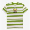 Tees * | Tees Sanrio Keroppi Portrait Embroidered Stripe T-Shirt Boxlunch Exclusive