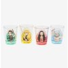 Drinkware * | Drinkware Demon Slayer: Kimetsu No Yaiba Character Portraits Ombre Mini Glass Set