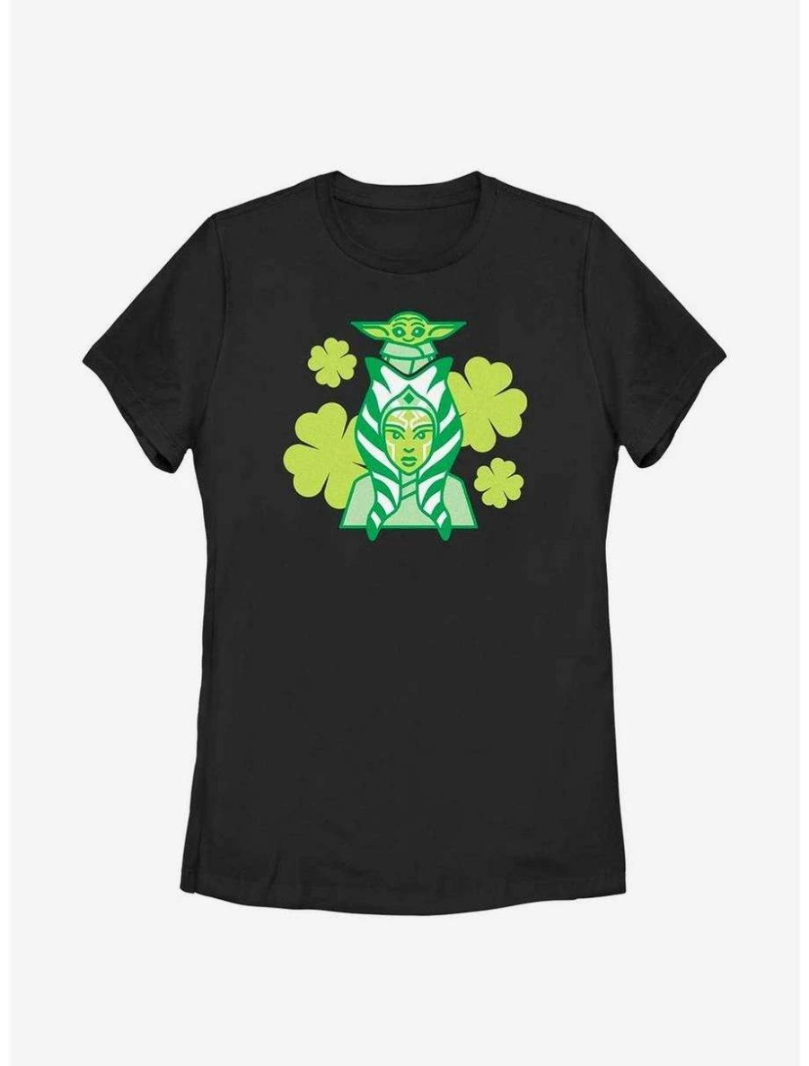 Tees * | Tees Star Wars The Mandalorian Ahsoka Yoda Womens T-Shirt