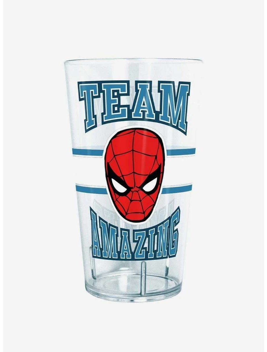 Drinkware * | Drinkware Marvel Spider-Man Team Amazing Tritan Cup