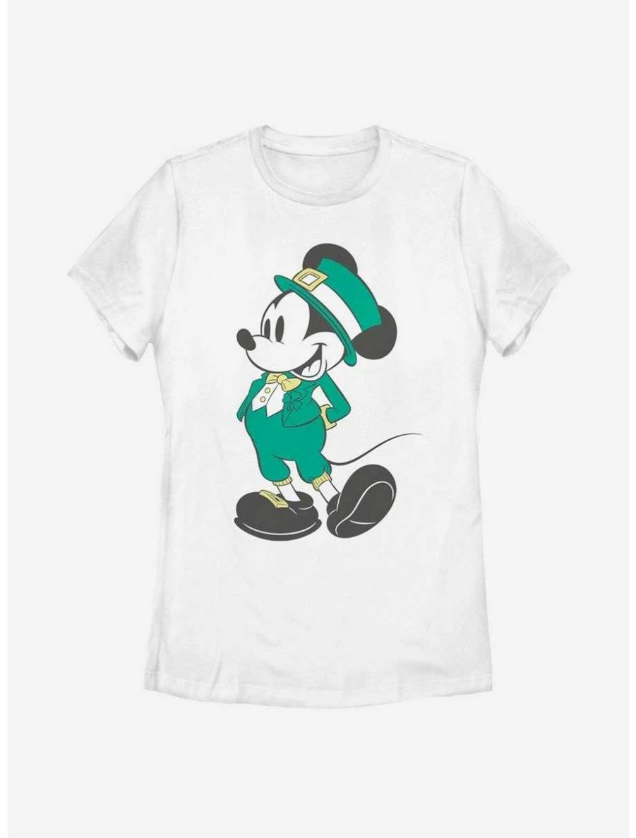 Tees * | Tees Disney Mickey Mouse Leprechaun Mickey Womens T-Shirt