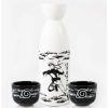 Tees * | Tees Naruto Shippuden Black & White Sake Set