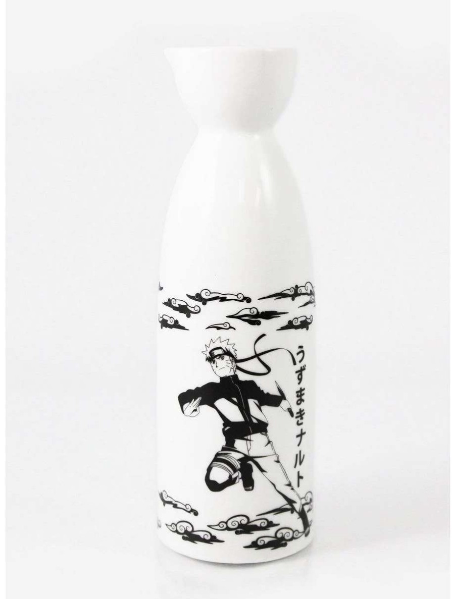 Tees * | Tees Naruto Shippuden Black & White Sake Set