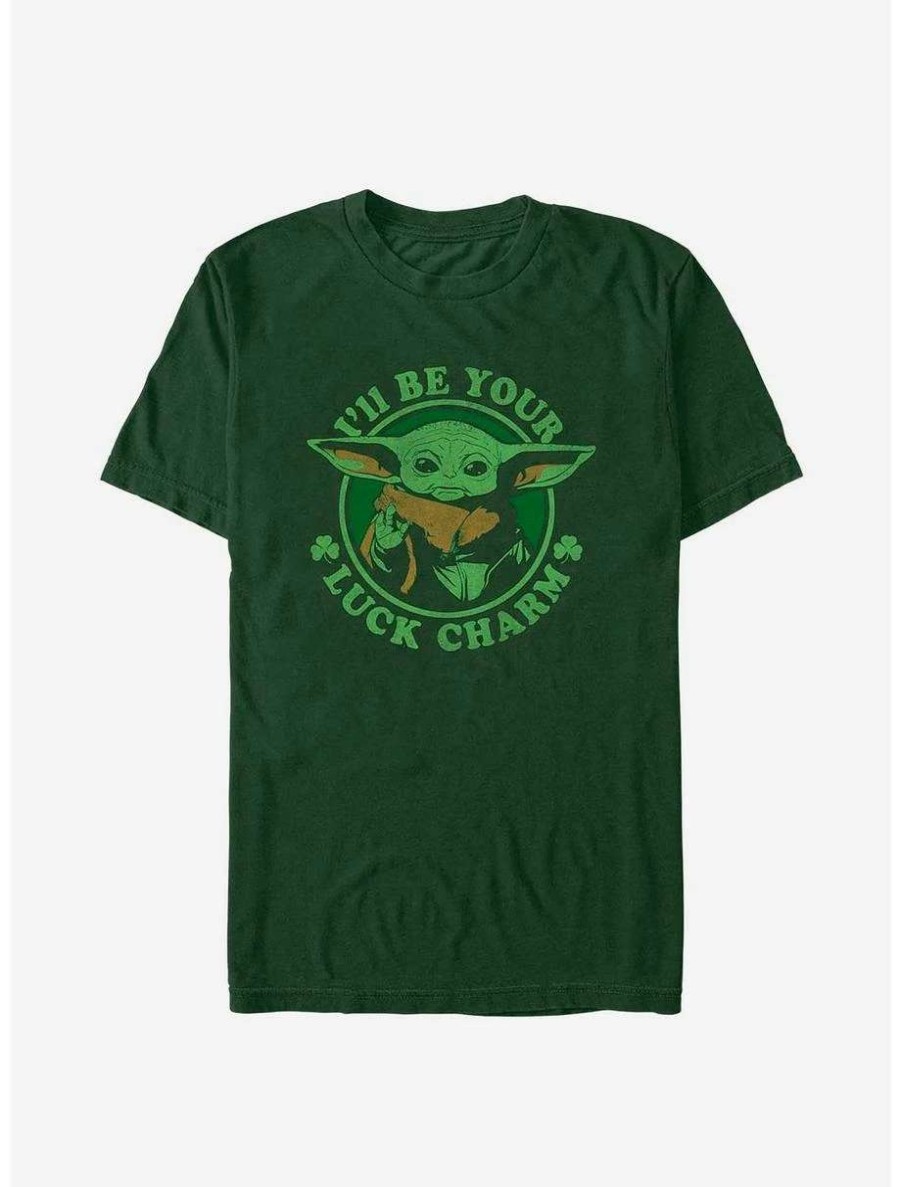 Tees * | Tees Star Wars The Mandalorian Lucky Charm T-Shirt