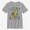 Tees * | Tees Nintendo Mario Lucky And Cute Yoshi Youth T-Shirt