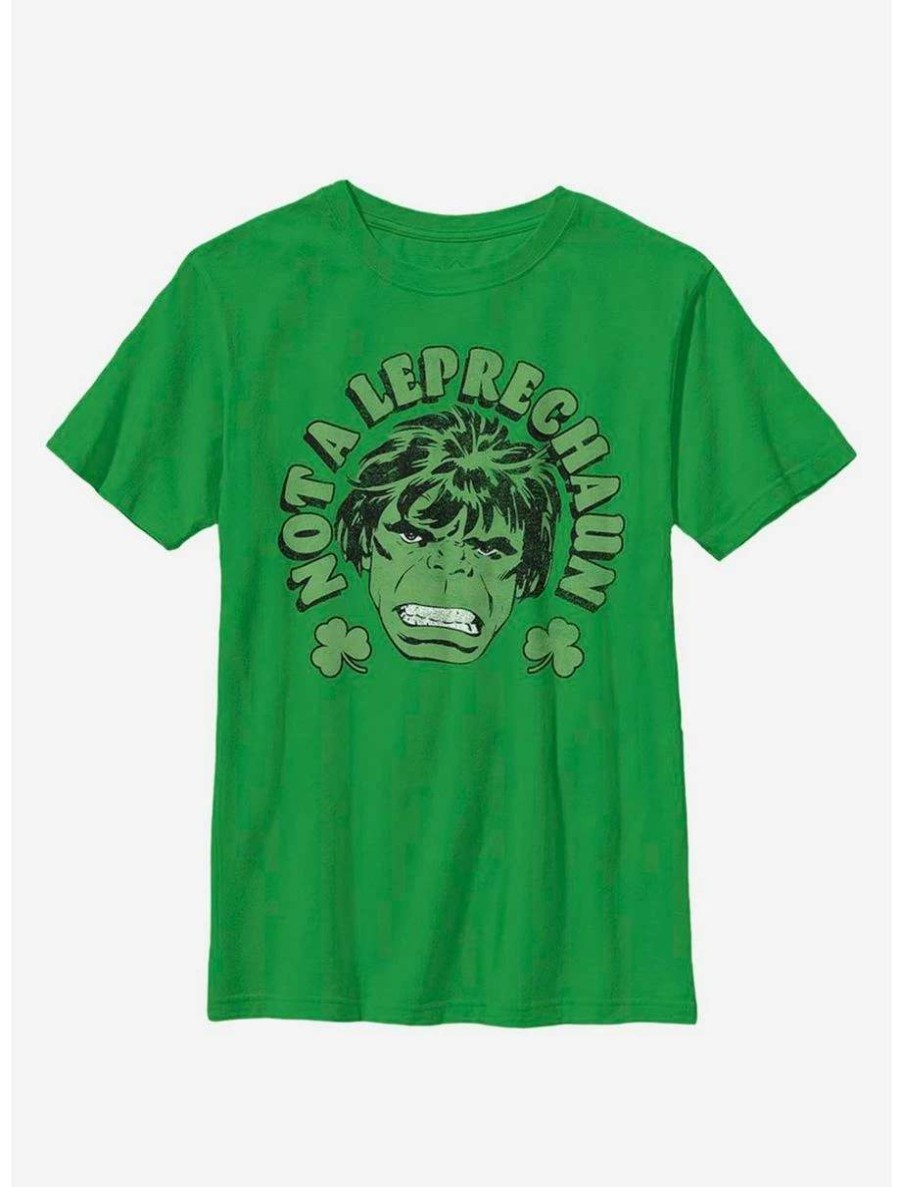 Tees * | Tees Marvel Hulk Not A Leprechaun Youth T-Shirt