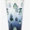 Drinkware * | Drinkware Studio Ghibli My Neighbor Totoro Rainy Day Ombre Pint Glass Boxlunch Exclusive