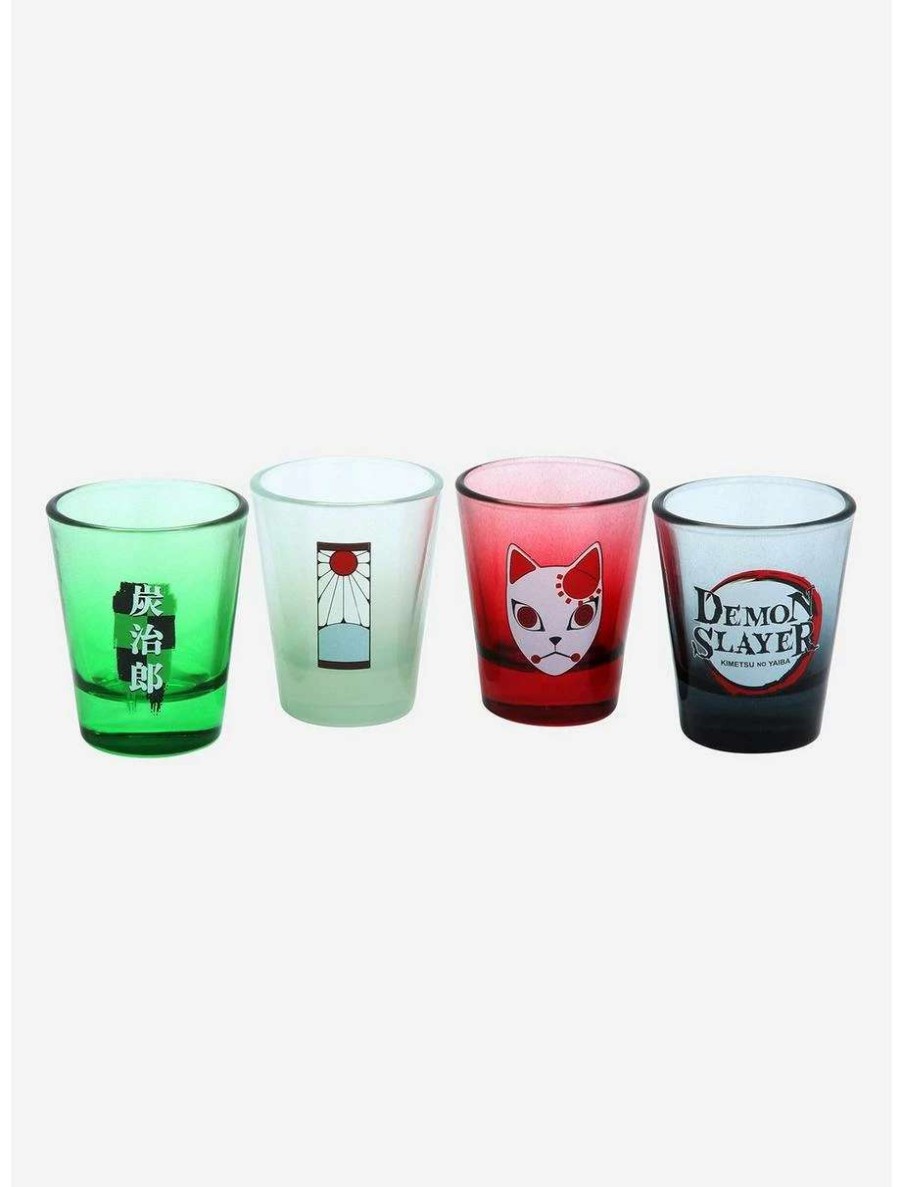 Drinkware * | Drinkware Demon Slayer: Kimetsu No Yaiba Icons Mini Glass Set