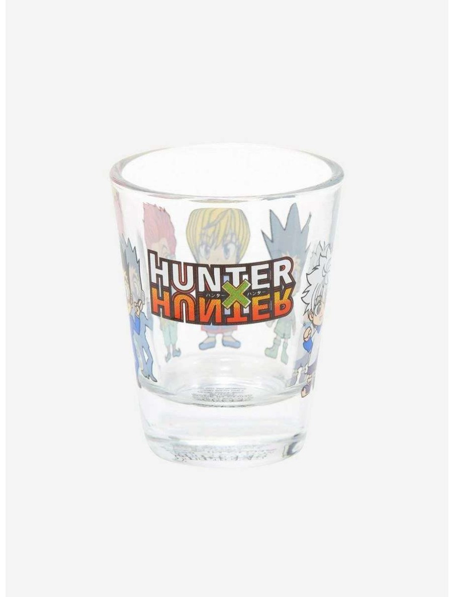 Drinkware * | Drinkware Hunter X Hunter Chibi Group Portrait Mini Glass