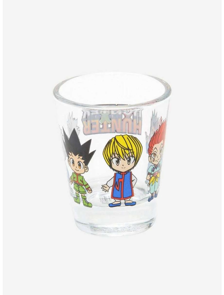 Drinkware * | Drinkware Hunter X Hunter Chibi Group Portrait Mini Glass