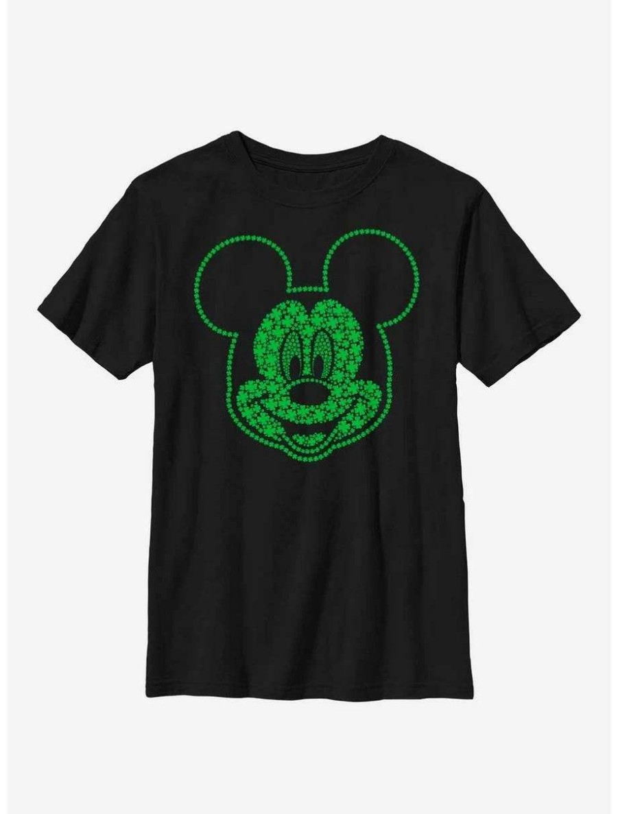 Tees * | Tees Disney Mickey Mouse Clovers Youth T-Shirt