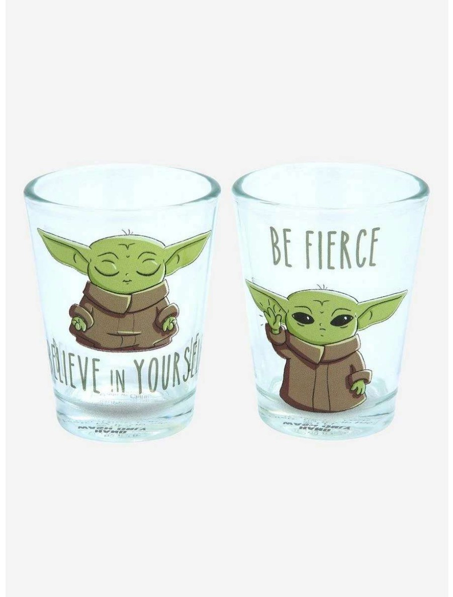 Drinkware * | Drinkware Star Wars The Mandalorian The Child Mini Glass Set