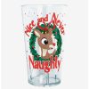 Drinkware * | Drinkware Rudolph The Red-Nosed Reindeer Nice And Never Naughty Tritan Cup