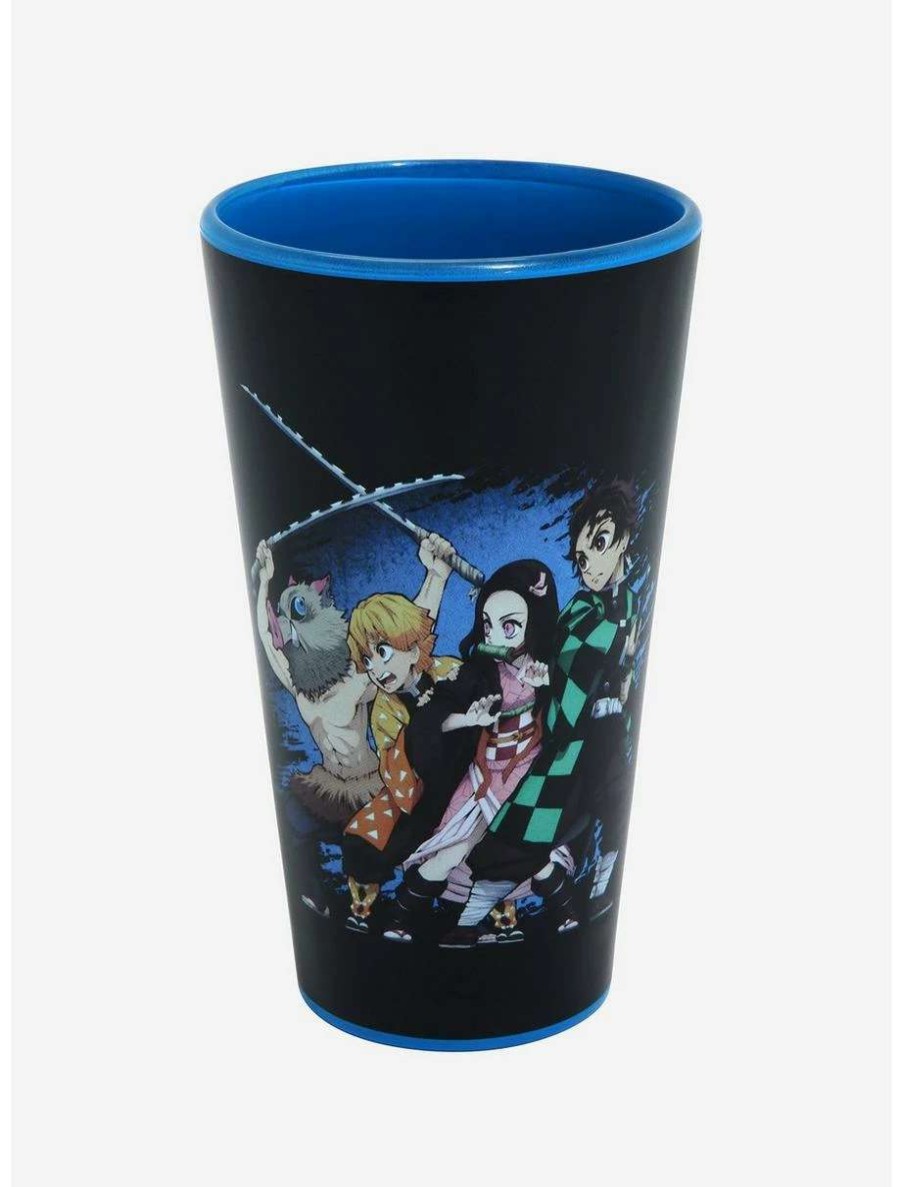 Drinkware * | Drinkware Demon Slayer: Kimetsu No Yaiba Character Portrait Pint Glass