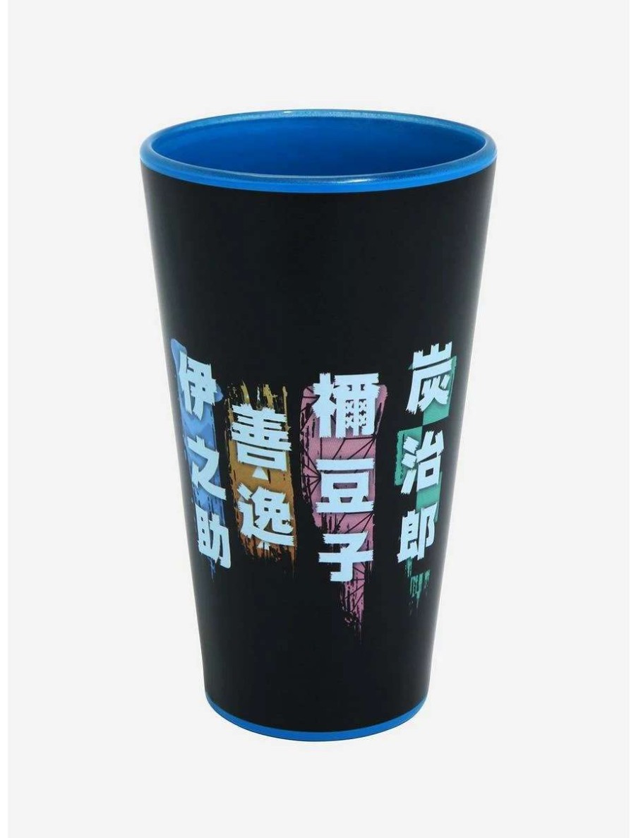 Drinkware * | Drinkware Demon Slayer: Kimetsu No Yaiba Character Portrait Pint Glass