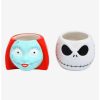 Drinkware * | Drinkware Disney The Nightmare Before Christmas Jack & Sally Figural Mini Cup Set Boxlunch Exclusive