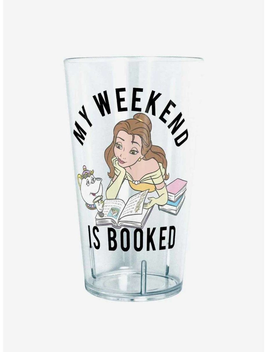 Drinkware * | Drinkware Disney Beauty And The Beast Belle Weekend Booked Tritan Cup