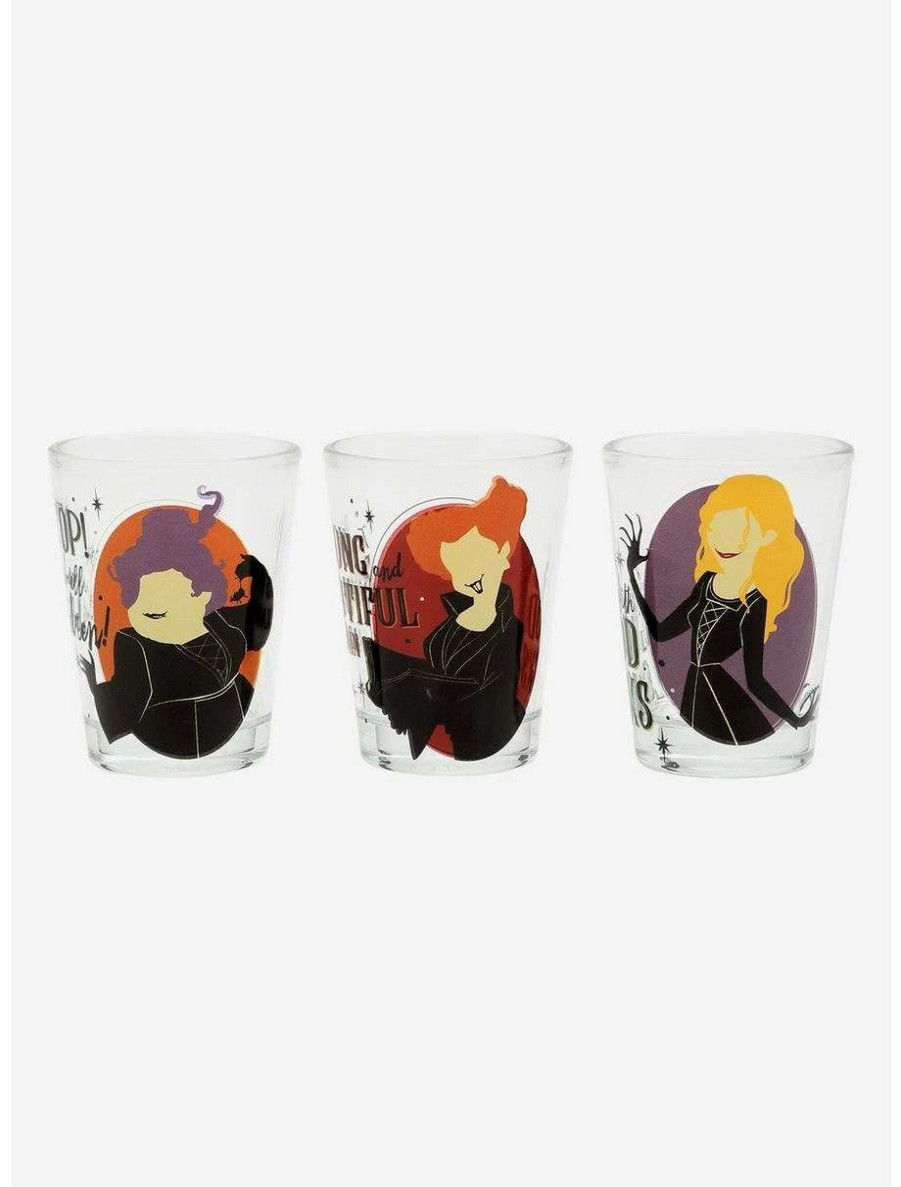 Drinkware * | Drinkware Disney Hocus Pocus Sanderson Sisters Mini Glass Set