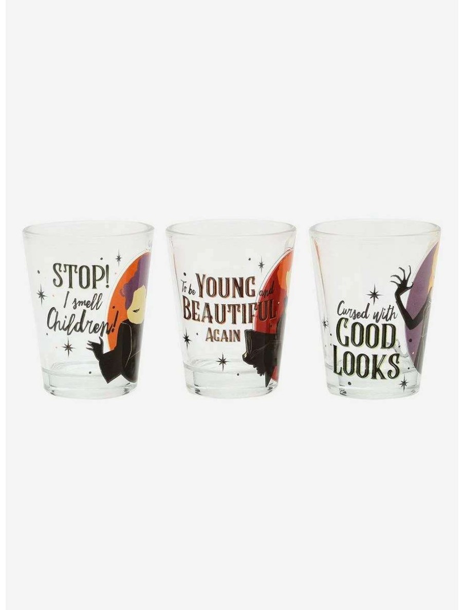 Drinkware * | Drinkware Disney Hocus Pocus Sanderson Sisters Mini Glass Set