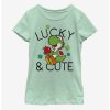 Tees * | Tees Nintendo Mario Lucky And Cute Yoshi Youth Girls T-Shirt