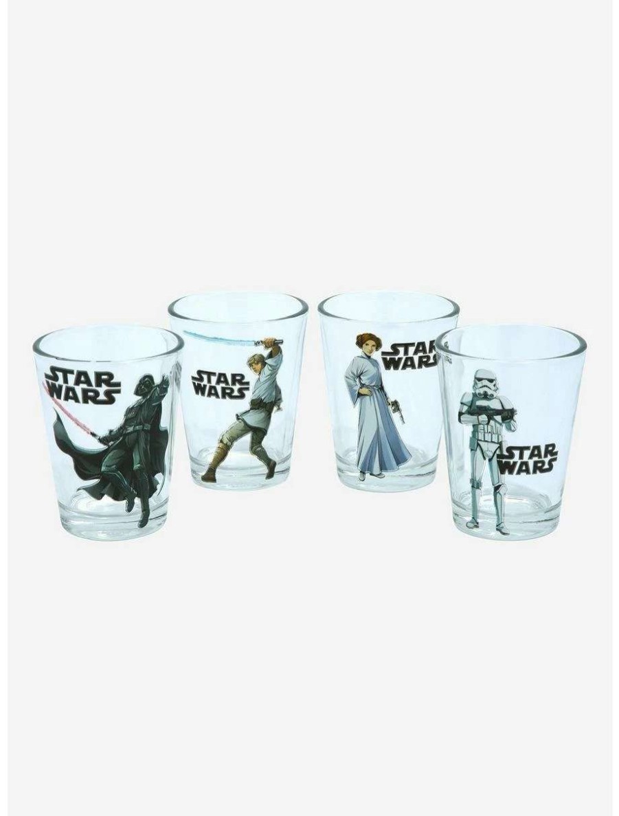 Drinkware * | Drinkware Star Wars Classic Characters Mini Glass Set