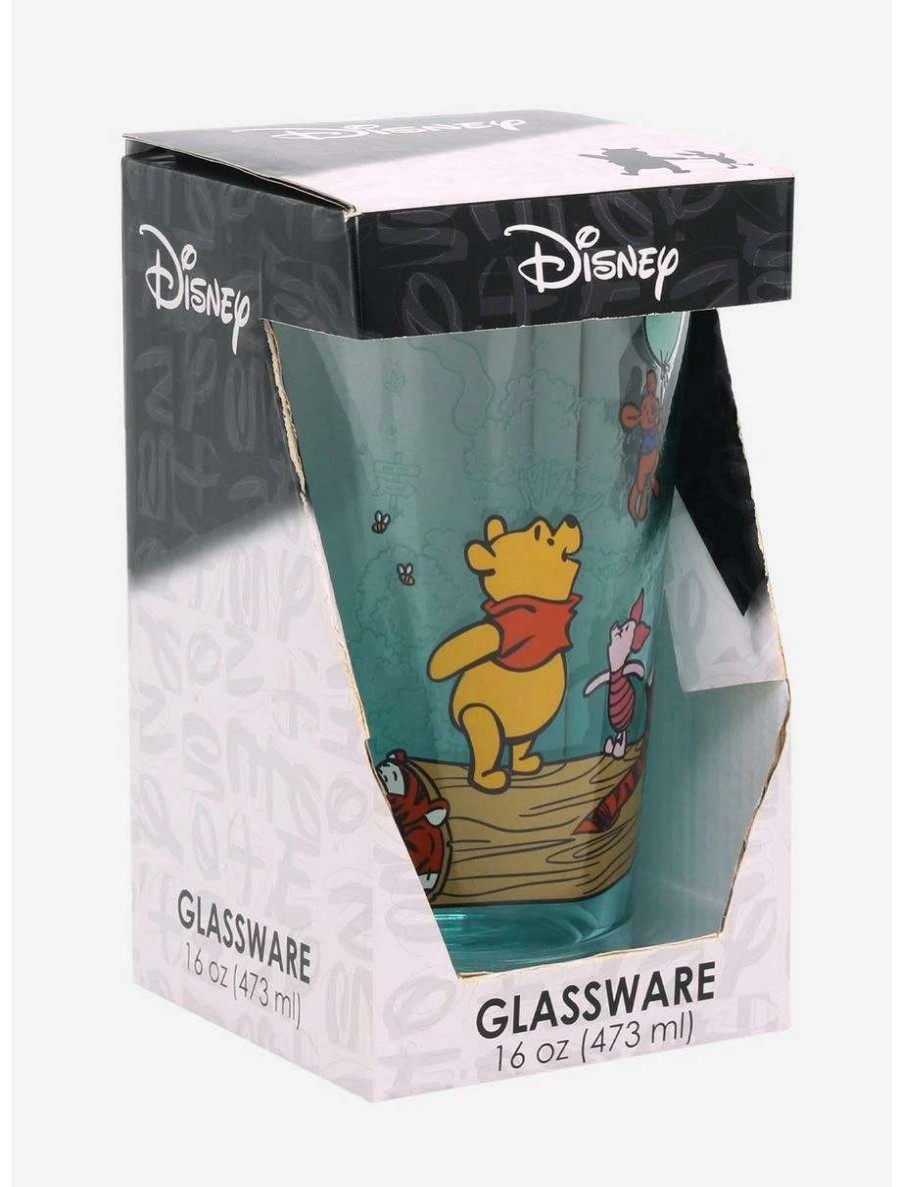 Drinkware * | Drinkware Disney Winnie The Pooh Pooh & Friends Pint Glass Boxlunch Exclusive